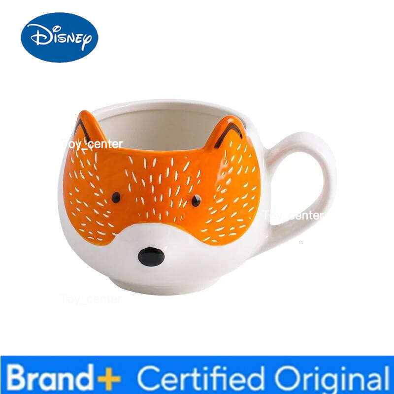Disney Cartoon Animal Water Creative Ceramic Mug Office Afternoon Tea Coffee Cup Home Breakfast Drinking Set Holiday Gift H260205