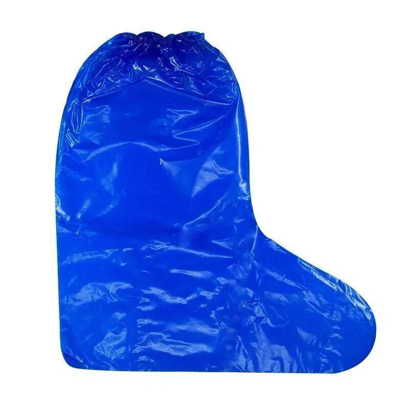 Disposable Shoe Waterproof and Non-slip Plastic Outdoor Thickened Wear-resistant Isolation Foot Cover Rain Proof S260204