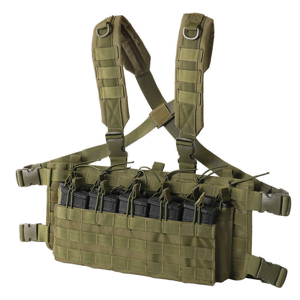 Realistic CS Field Lightweight Tactical Quick Release Belly Men's Multifunctional Magazine Pouch Vest Bulletproof Outdoor Camouflage Outdoor Equi