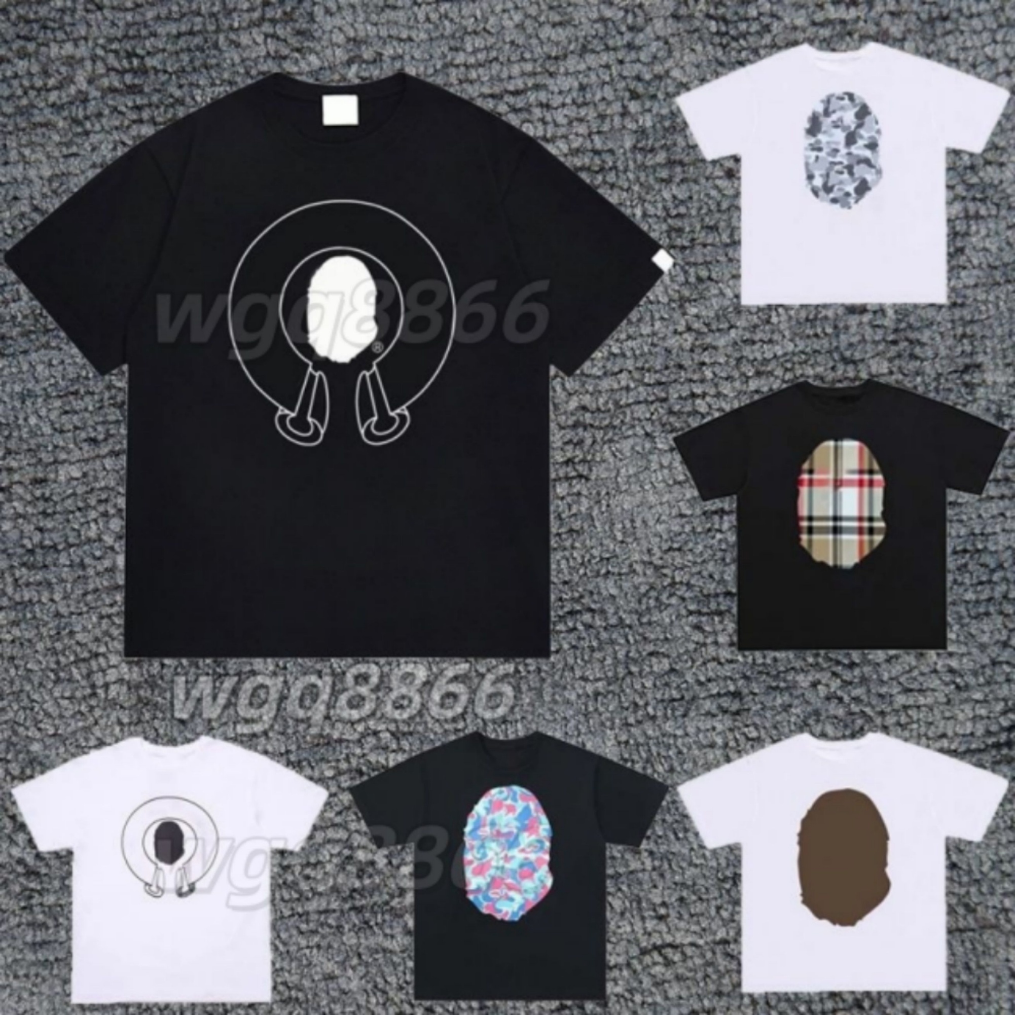 Bapeshirt designer t shirt Bapestshirts graphic tee shirt For Mens shirt Summer Classic Pattern Decoration Fashion womens Short Sleeve shark Shirts jkxy