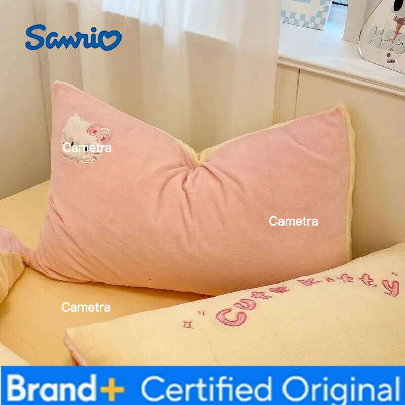 Sanrio Hello Kitty High-value Creative Quilt Cover Bed Sheet Four-piece Cartoon Student Dormitory Thickened Three-piece Bedding H260205