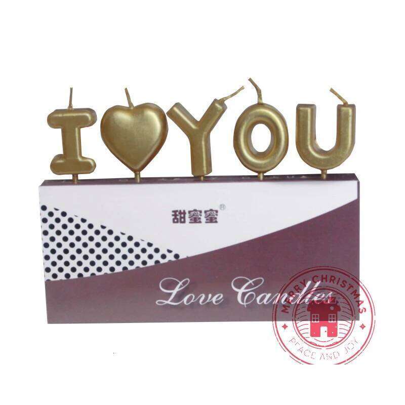 Happy Birthday Pearl Gold Silver Purple Pink Letter Candle Lamp Creative Cake Baking Festival Decorative Products S260204