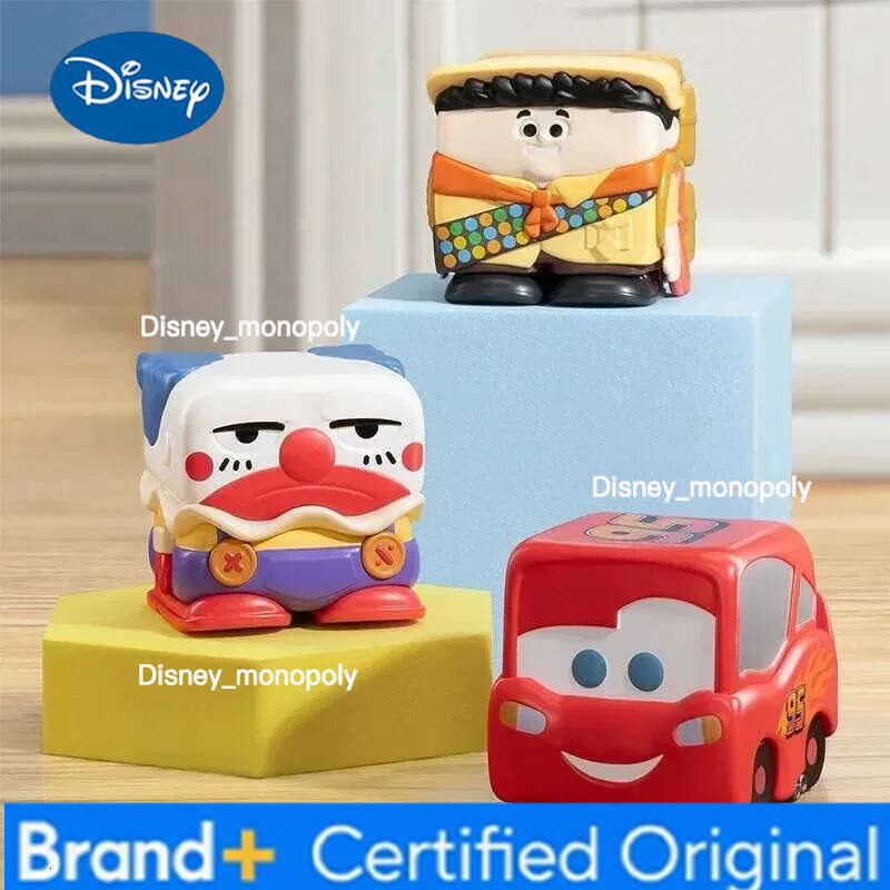 Disney MART /Pixar POP CUBE - 1 Series Blind Box Guess Bag Desktop Decoration Cute Model Gift Girl Toys Anime H260205
