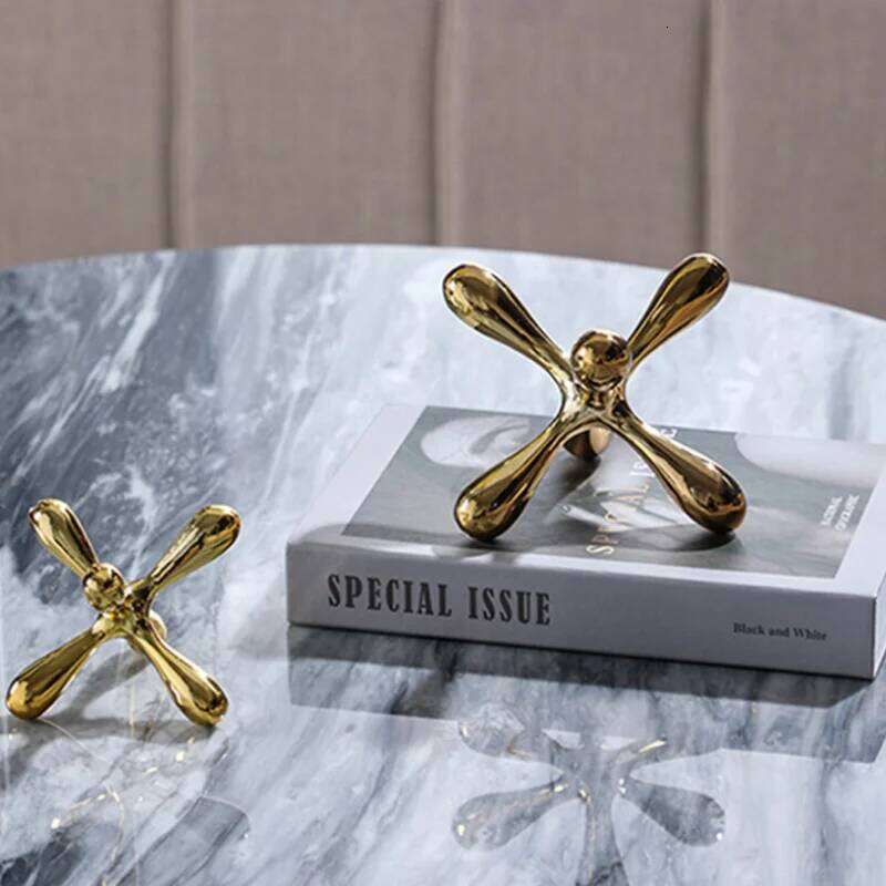 Resin Ornament Display Geometric Sculpture Furnishings Living Room Figurines Miniatures Home Accessories Decoration Crafts Gifts S260204