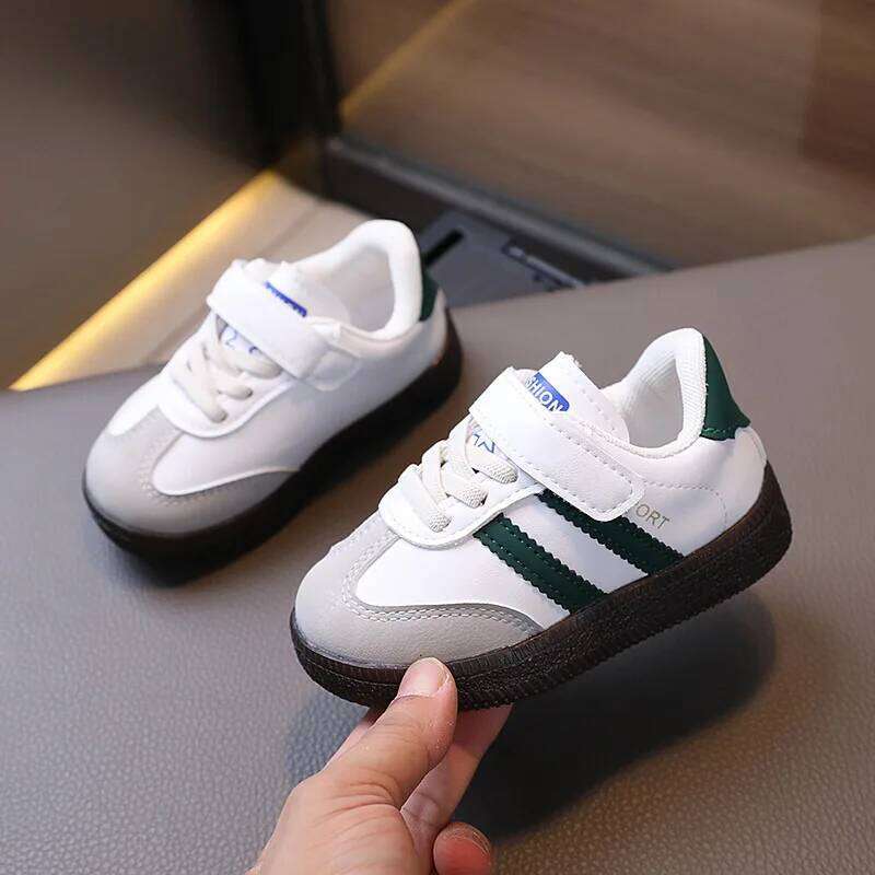 2026 New Toddler Baby Kids Fashion Design Walking Sneakers White Non-slip Casual Boys Girls Breathable Outdoor Sport Shoes 25H1219