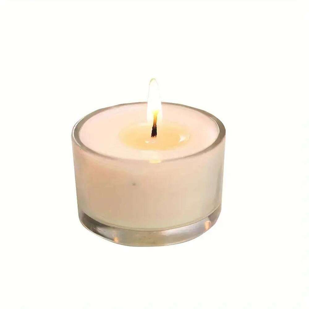 Valentine's Day proposal and confession, aromatherapy small round glass cups, candles, creative layout, party, candlelight S260204