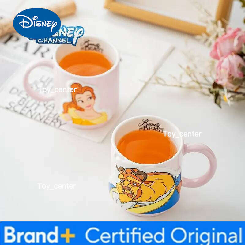 Disney Beauty and the Beast mugs a pair of home couples water coffee cup ceramic mug cute gift H260205