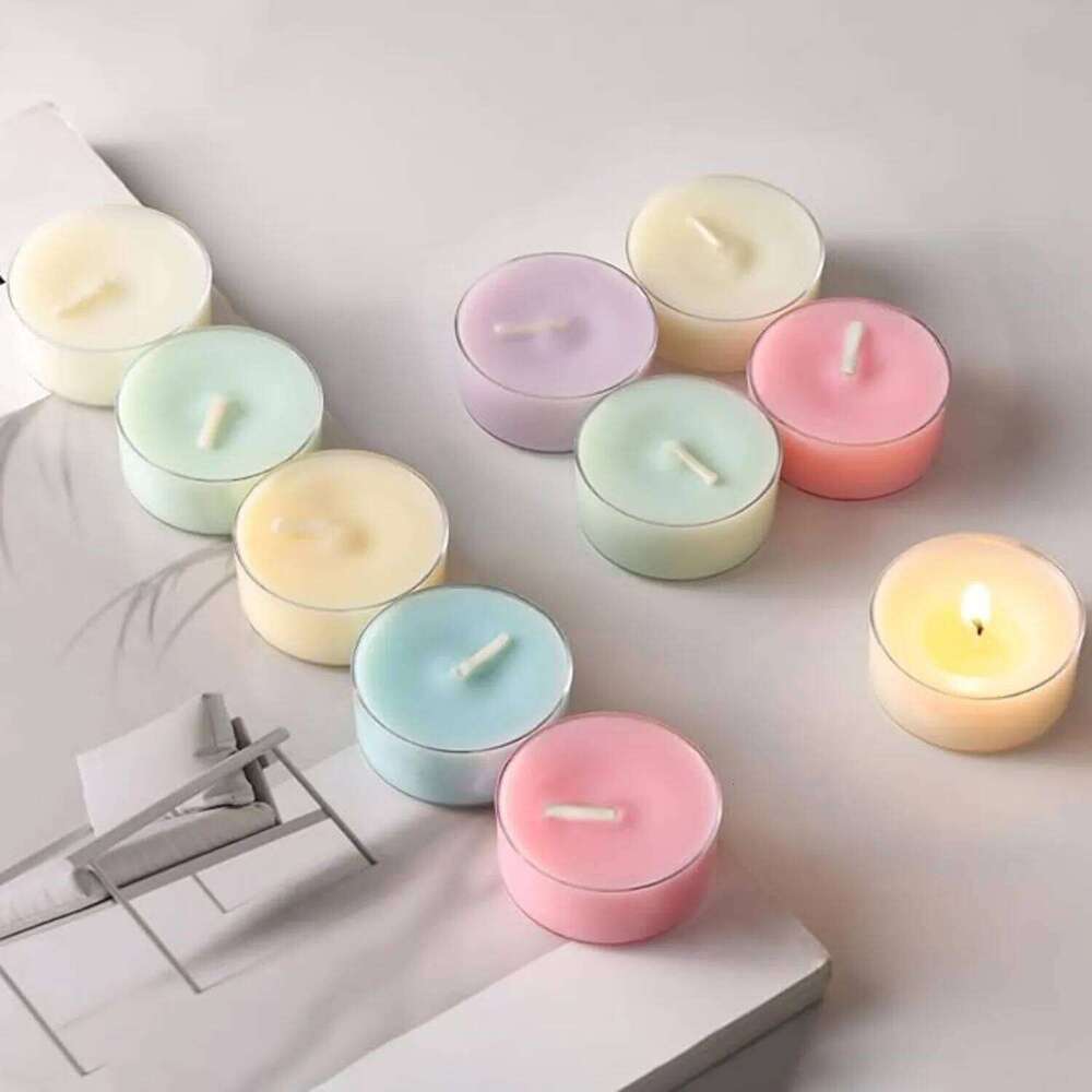 Glass creative proposal and declaration items, romantic scented candles, small round candles S260204