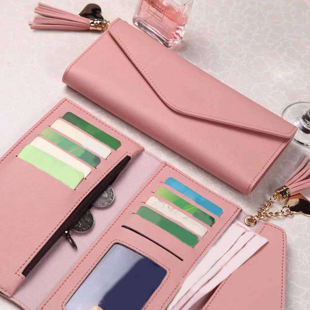 Women Wallets Long Purses Femal Clutch Handbags Coin Purse Cards Holder PU Leather Billfold Wallet Z260205