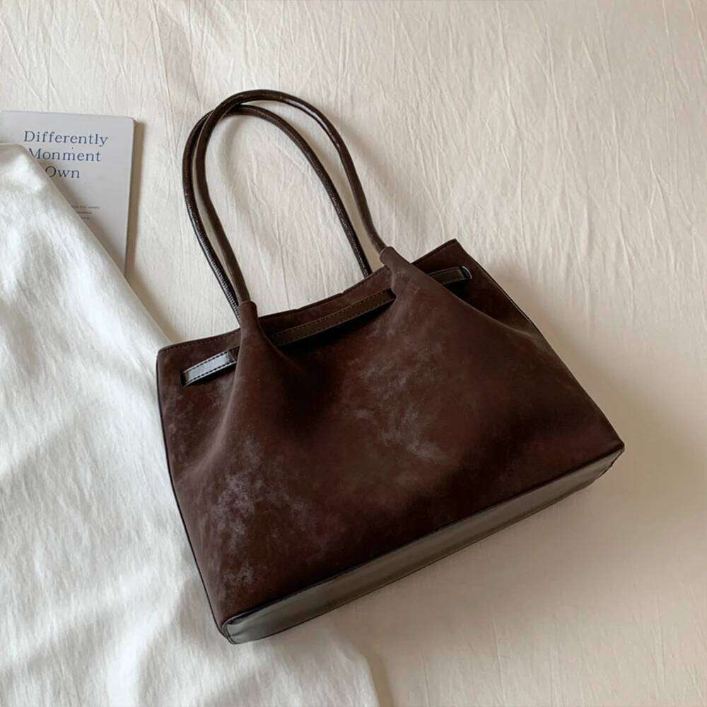 Retro Underarm for Women, New Trendy Fashion, Casual Commuter Tote Bag, Large Capacity Shoulder Bag Y260204