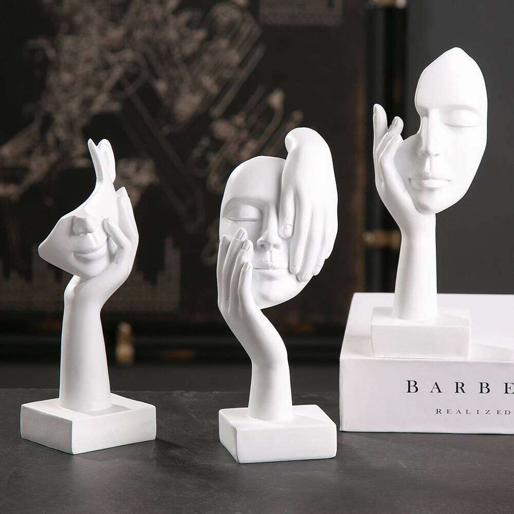European crafts ornaments simple abstract figure office living room sculpture art decorations S260204