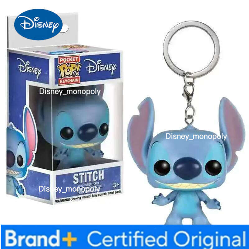 Disney toy Stitch baby set keychain pendant anime peripheral figurine collection Halloween Christmas gift H260205
