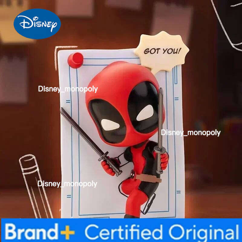 Disney POP MART Marvel Deadpool Series Blind Box Guess Bag Desktop Decoration Cute Model Gift Girl Toys Anime H260205