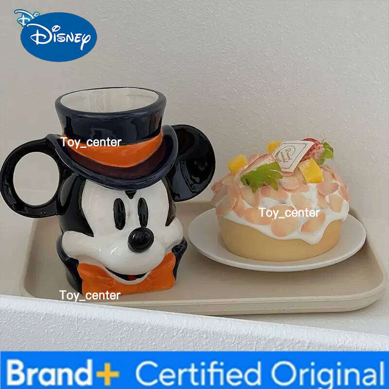 Disney Mouse Vampire Dress Shape Mickey Ceramic Fun Creative Cartoon Office Coffee Mug Holiday Gift H260205