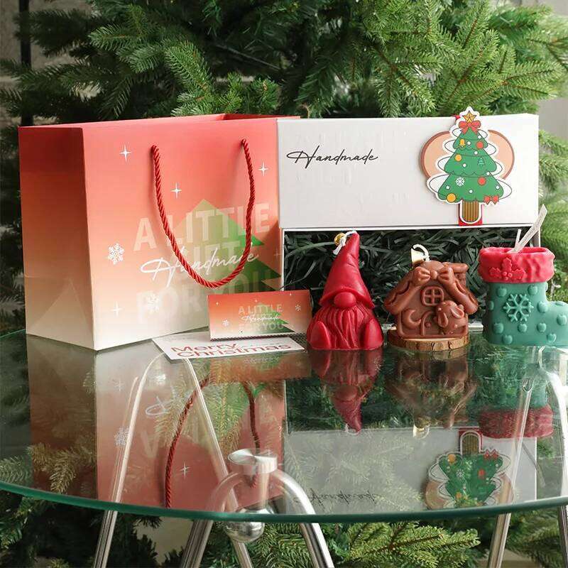Decorations Gifts Soy Wax Aromatherapy Candle, Candles Scented Luxury Gift Set for Christmas Decors S260204