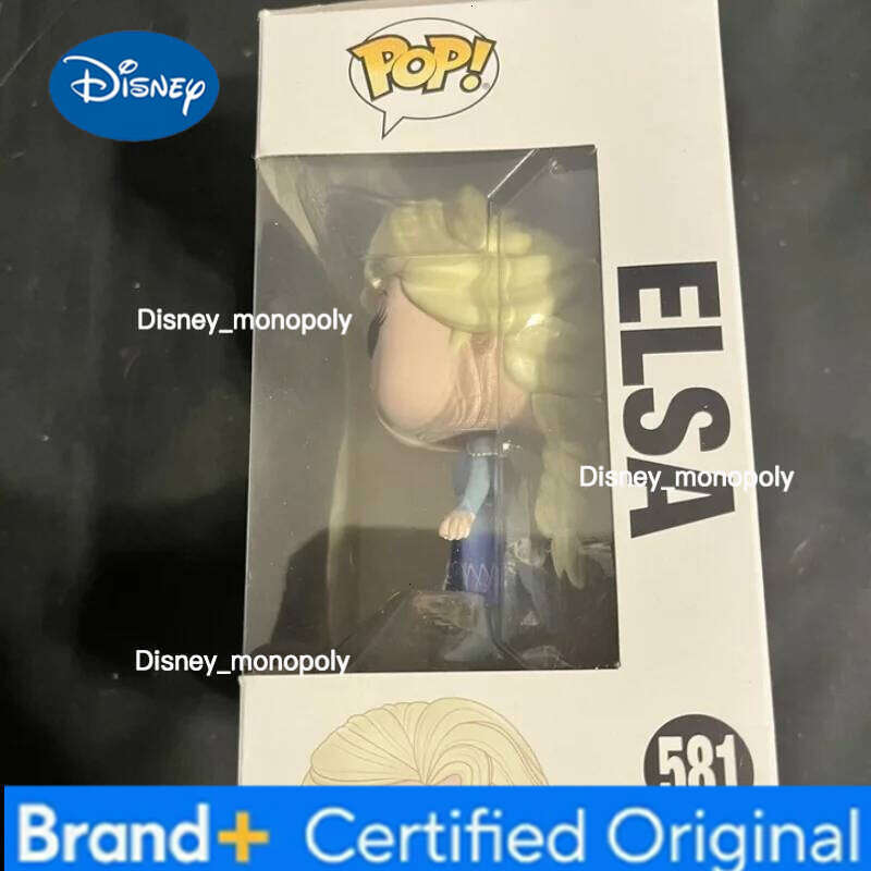 Disney Frozen Ii Elsa Funko Official Genuine Action Doll Model #581 Vinyl Sculpture Dolls Limited Edition Fan Collection Gift H260205