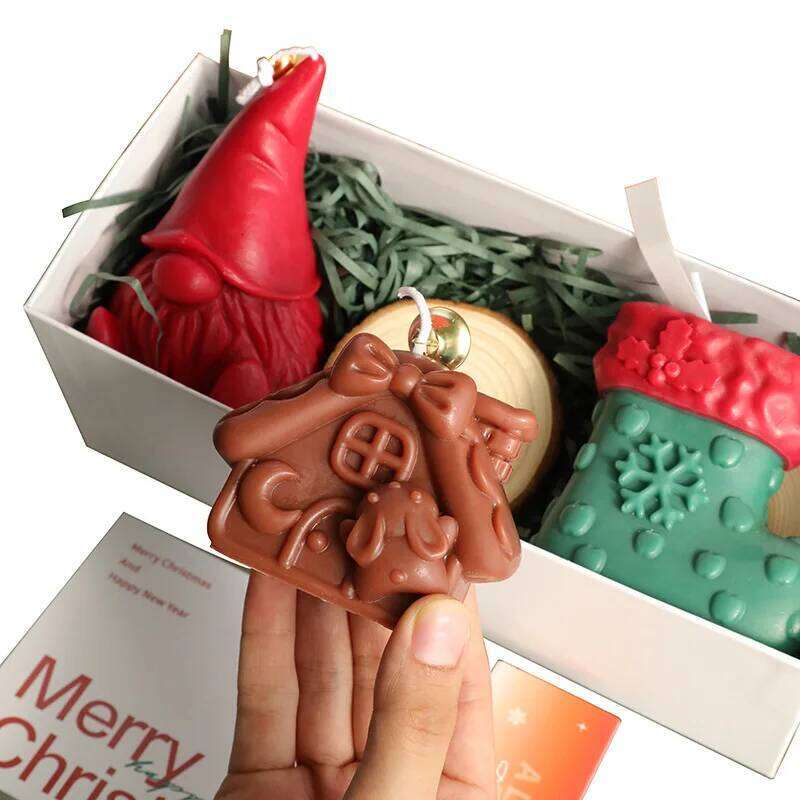 Decorations Gifts Soy Wax Aromatherapy Candle, Candles Scented Luxury Gift Set for Christmas Decors S260204
