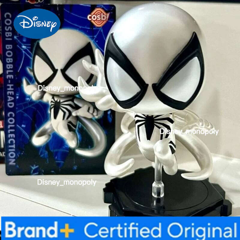 Disney Marvel Spider-Man 2 Blind Peter Parker Venom Cosbi Bobble-Head Figure Exclusive Collectible Mystery Box Toys Kids Gift H260205