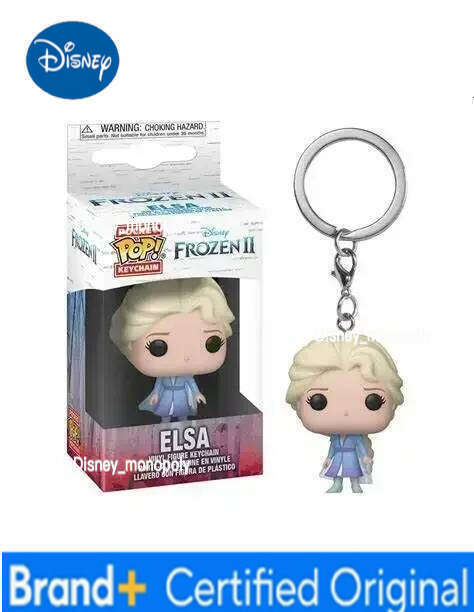 Disney Funko POO Keychain Frozenn 2 Elsa Anna Olaf Story Pixar EVE WALL-E Toys Doll Game of Jon Snow Sailor MoonThrones Toy H260205