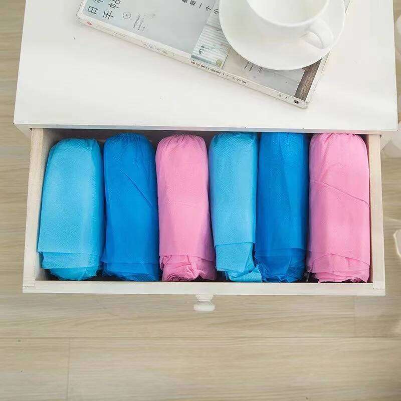 100PCS Disposable Shoe Covers Non Slip Overshoes Dustproof Durable Booties Protectors for Workplace Outdoor Rainy Carpet Floor S260204