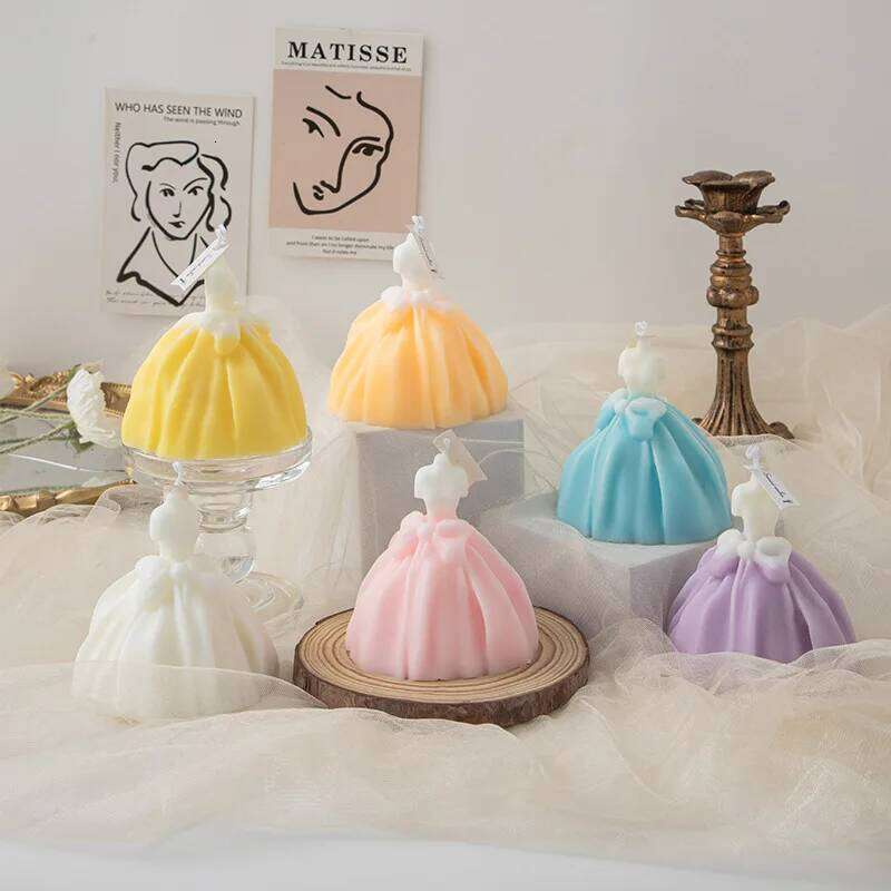 Elegant Luxury Romantic Wedding Scented Candles - Handmade Long-lasting Fragrance Table Centerpiece Decor Prop Ambience Ornament S260204