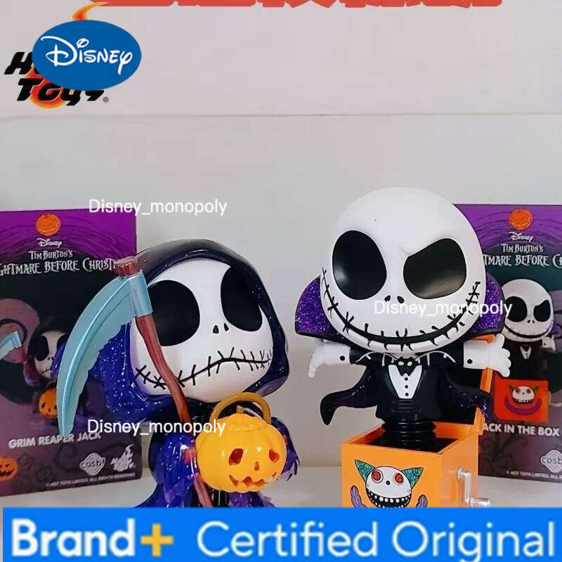 Disney New Hot The Nightmare Before Christmas V3 Cosbi Collectible Jack Skellington Figures Blind Box Halloween Gift Surprise Toys H260205