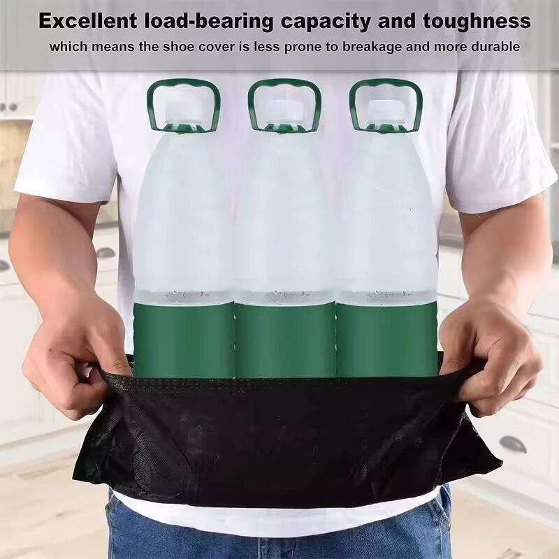 100Count Disposable Foot Booties Coverings Non Slip Shoe & Boot Covers for Indoor Outdoor Home Workplace S260204