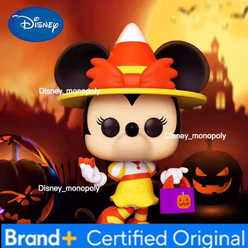 Disney Kawaii Halloween Minnie Action Figure Toys Mickey Mouse 1219# Anime Dolls Desktop Ornaments Collection Model Gifts H260205