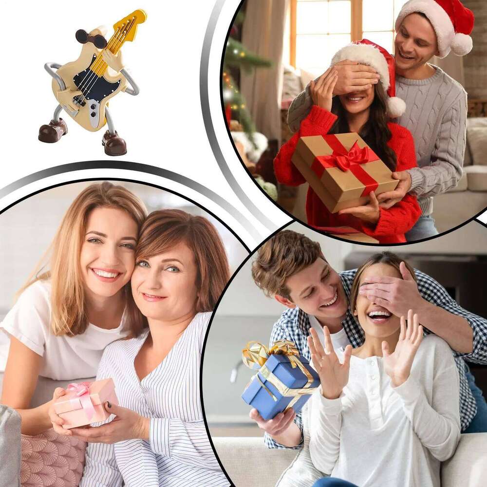 Statue Display Collectible Ornament Musical Instrument Mini Sculpture For Bookshelf Study Living Room TV S260204