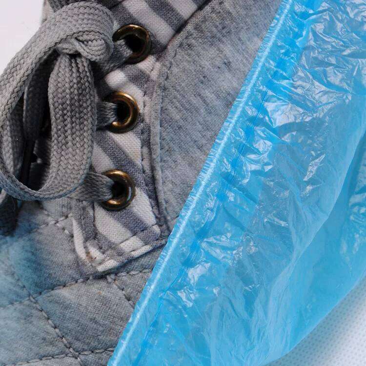 100pcs Disporable Household Dust-proof PE Waterproof Rain Shoe Cover Guest Visit Cleaning Accessories DDJ S260204