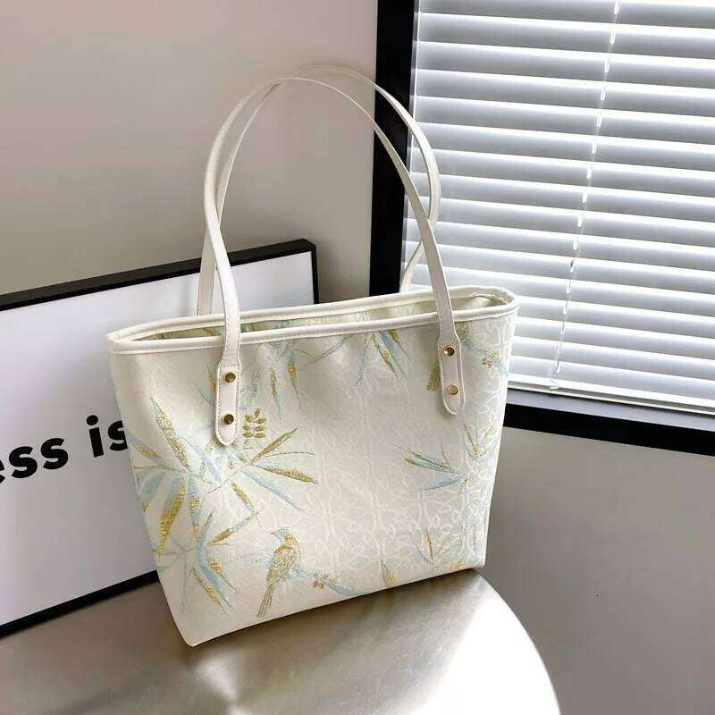 Women Fashion Luxury Design Shopper Totes 2024 New Large-Capacity Cloth Chinese Style Handbag Grace Female Brand Top Handle Bags Y260204