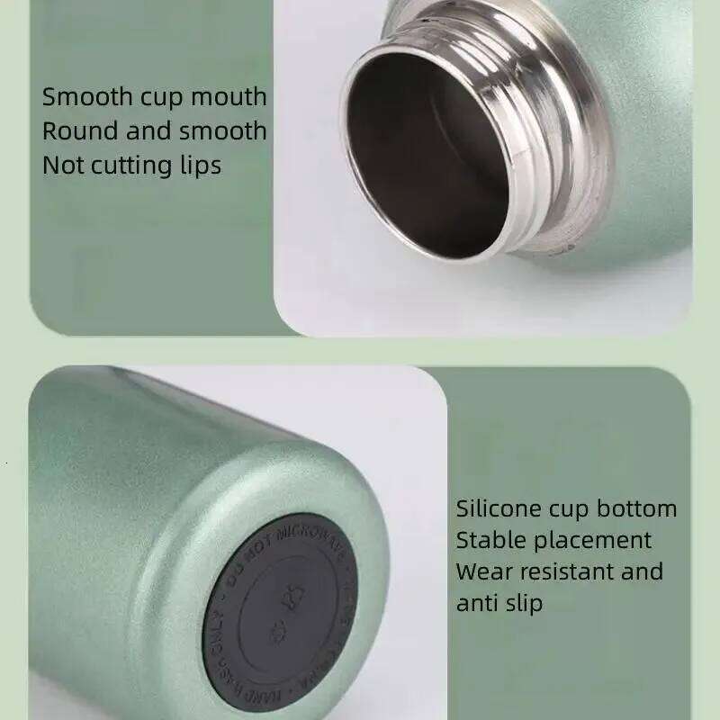 1pc 300ml Insulated Stainless Steel Mug Keeps Drinks Hot Or Cold Hours - Perfect for Camping and Travel