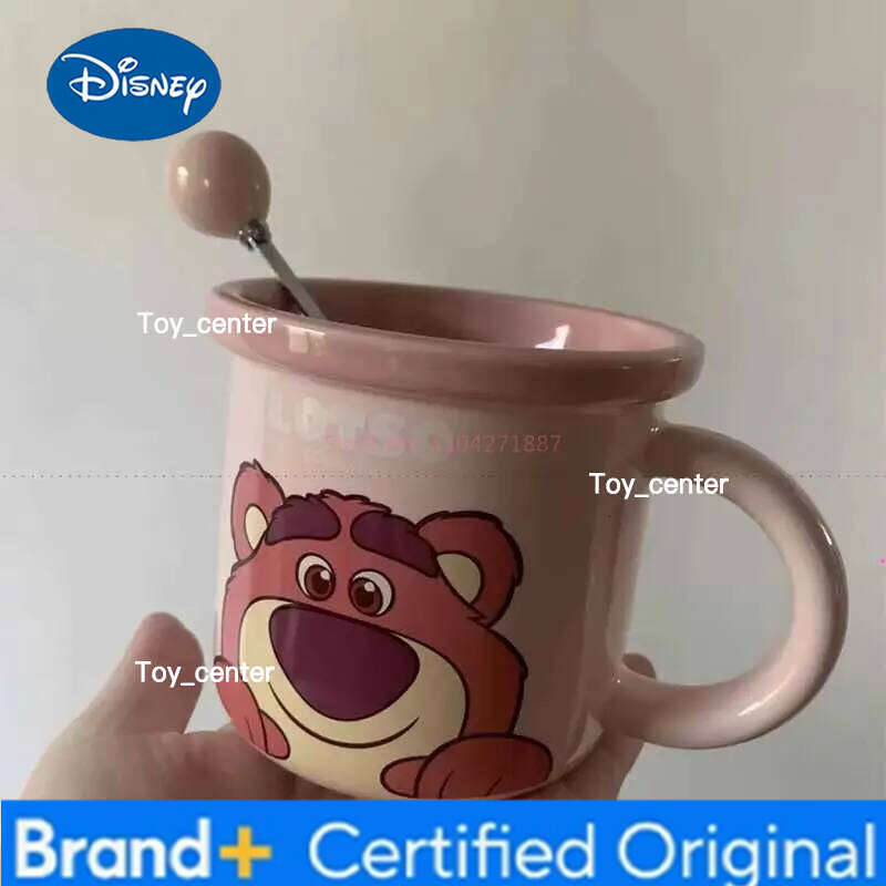 Disney 2025 Stitch Ceramic Mug Cute Cartoon Anime Character High Beauty Milk Coffee Water Cup for Home Office Ideal Birthday Gift H260205
