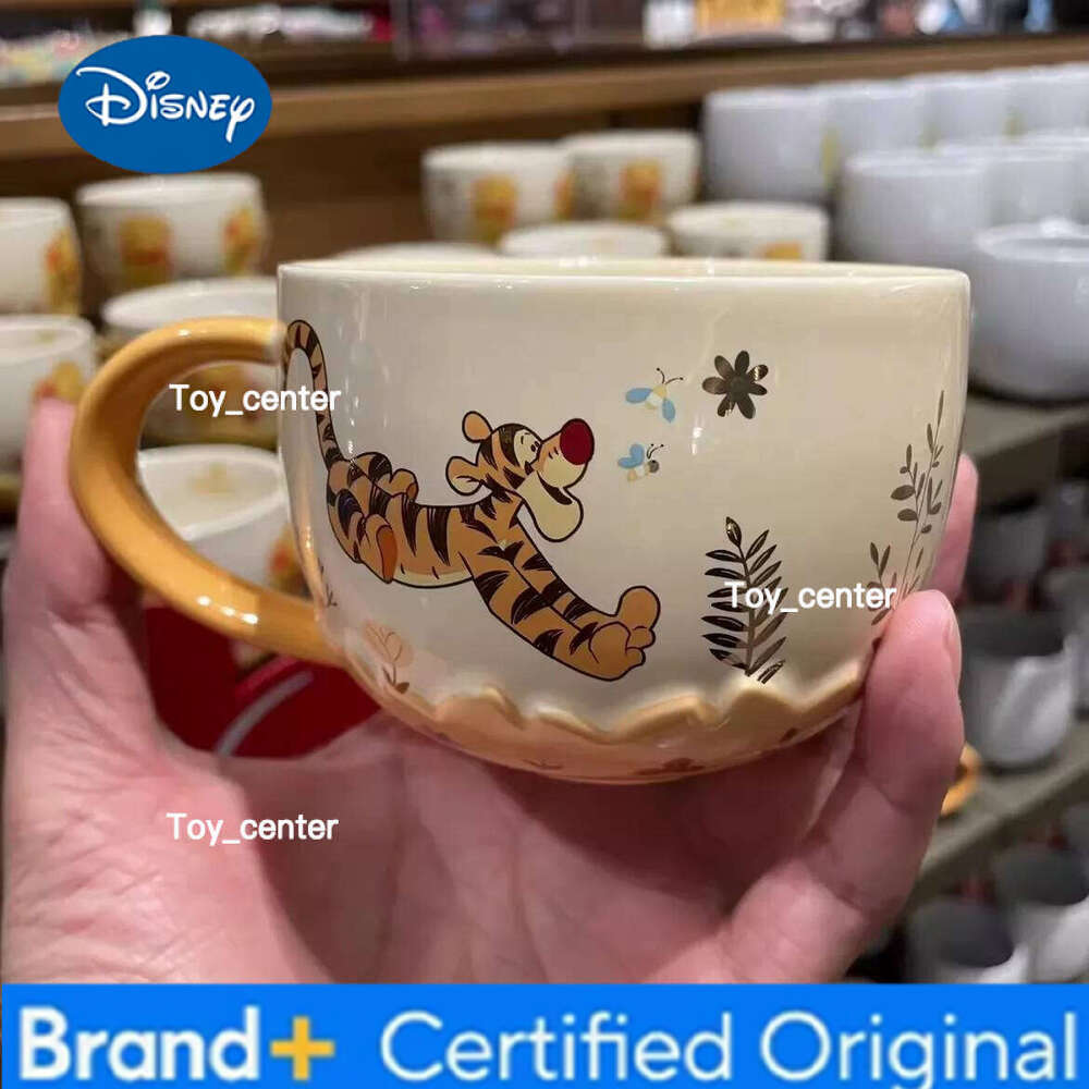 Disney Original Shanghai 2024 Tigger Winnie eeyore mug ceramic water coffee cup H260205