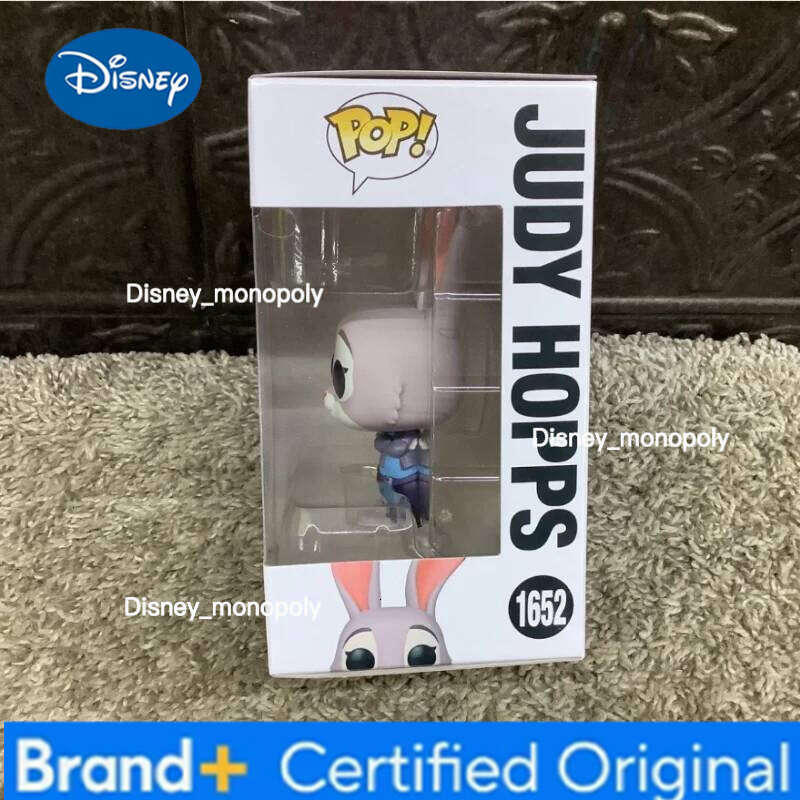 Disney Funko Pop Official Genuine Zootopia Action Doll Model Judy Hopps Nick Wilde 1652 1653 Vinyl Sculpture Dolls H260205111