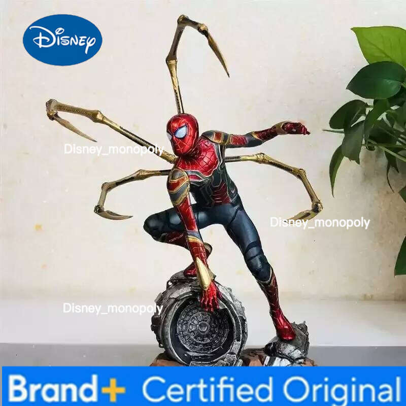 Disney Marvel Spider Man Superhero Spiderman Kotobukiya Action Figure Spider-Man Anime Decoration Collection Mini Toys Model Children H260205