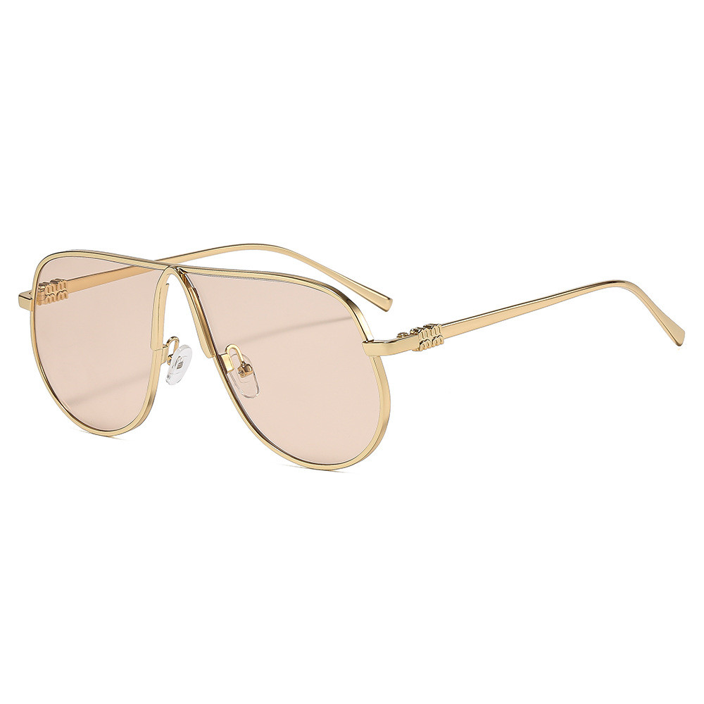 Designer Sunglasses For Women Men Fashion Sunglasses Luxury Polarized Lens Goggle Pilot PC Frame Oversized UV400 Eyewear Luxury Style Sunglasses AX998 - view 6