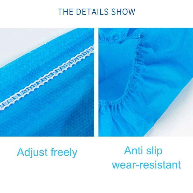 100Pcs Disposable Shoe Covers Indoor Carpet Floor Protection Boot Cover for Household, Construction, Workplace S260204