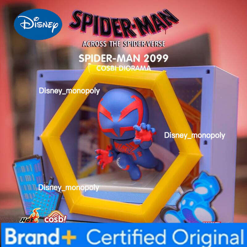 Disney Hot Toys Spider-Man Universe COSBI Scene Mini Doll Blind Box Handmade Model Ornament Collectible Trendy Toy H260205