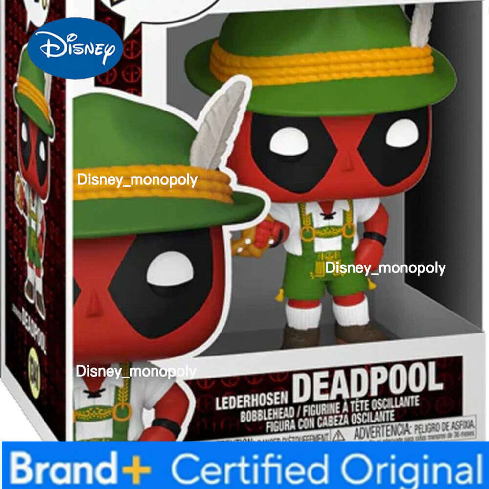 Disney 1pc Original Marvel X-Men Deadpool Figure Model Toy H260205