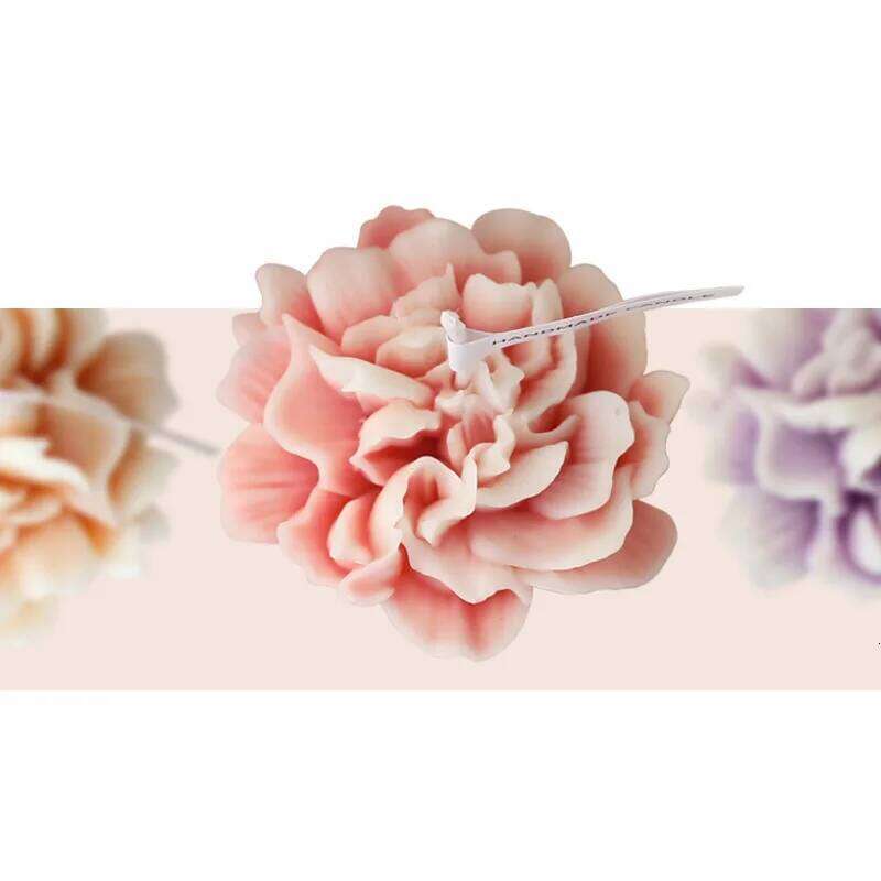 Carnation Type Handmade Soybean Scented Valentine's Day Girls Hand Gift Flower Candle S260204