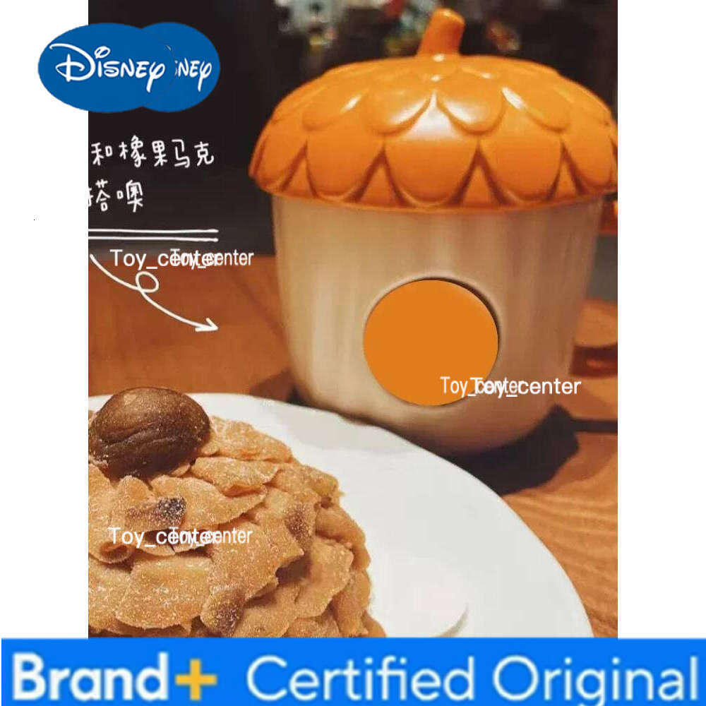 Disney New maple leaf forest autumn rabbit cute fox squirrel acorn ceramic cup set coffee with lid fall mug H260205