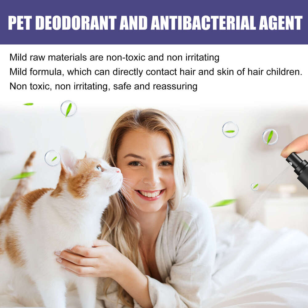 Yegbong Pet Deodorizing Spray Removal for Dogs and Cats Urine Smell Body Odor Feces Deodorizer Air Freshener S260203