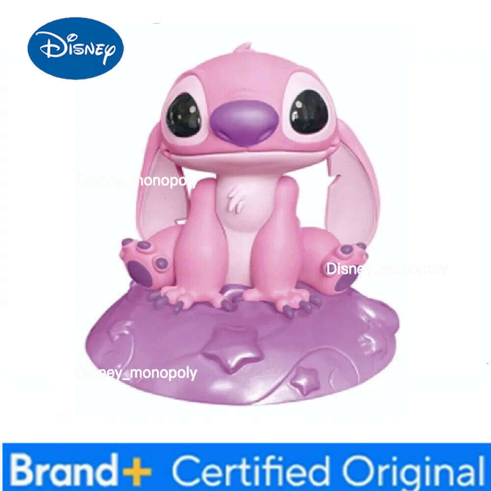 Disney MINISO Elf Hot Sale Star Baby Stitch Little Gold Handmade Vinyl PVC Doll Toy Children's Gift H260205