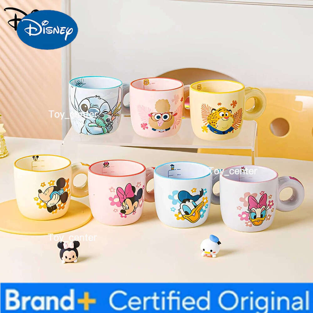 Disney Character Series Creative Mugs Friends Birthday Gifts Exquisite Ceramic Water Cups 275ml Breakfast Milk Cup H260205