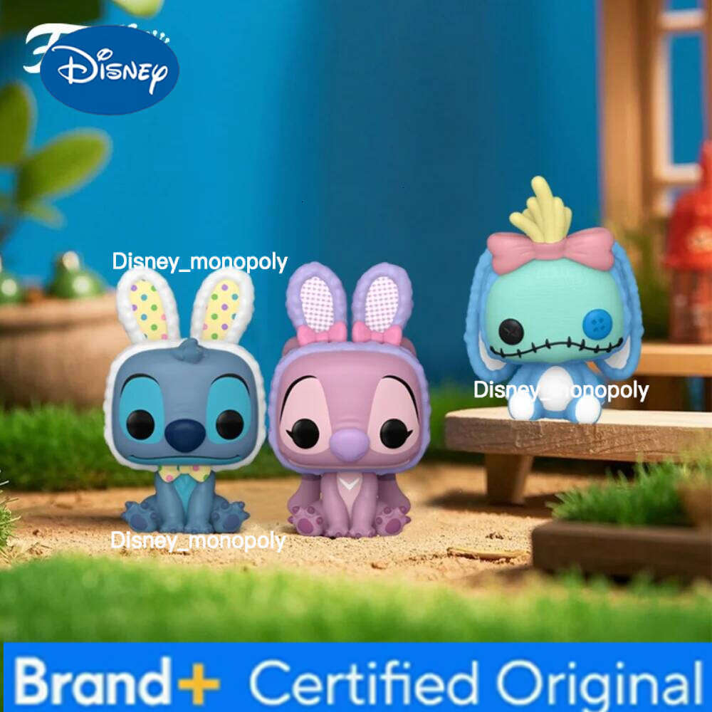 Disney Stitch Series Action Figure Gamer Ugly Model Limited Edition Anime Original Funko Pop Statue Dolls Collectible Toy Gifts H260205