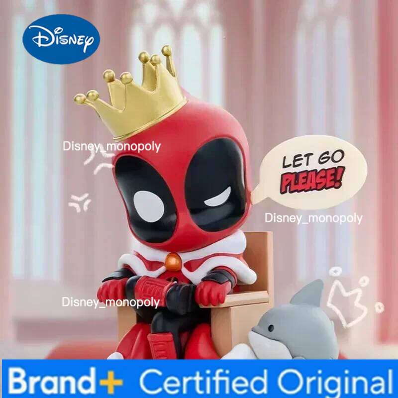 Disney POP MART Marvel Deadpool Series Blind Box Guess Bag Desktop Decoration Cute Model Gift Girl Toys Anime H260205