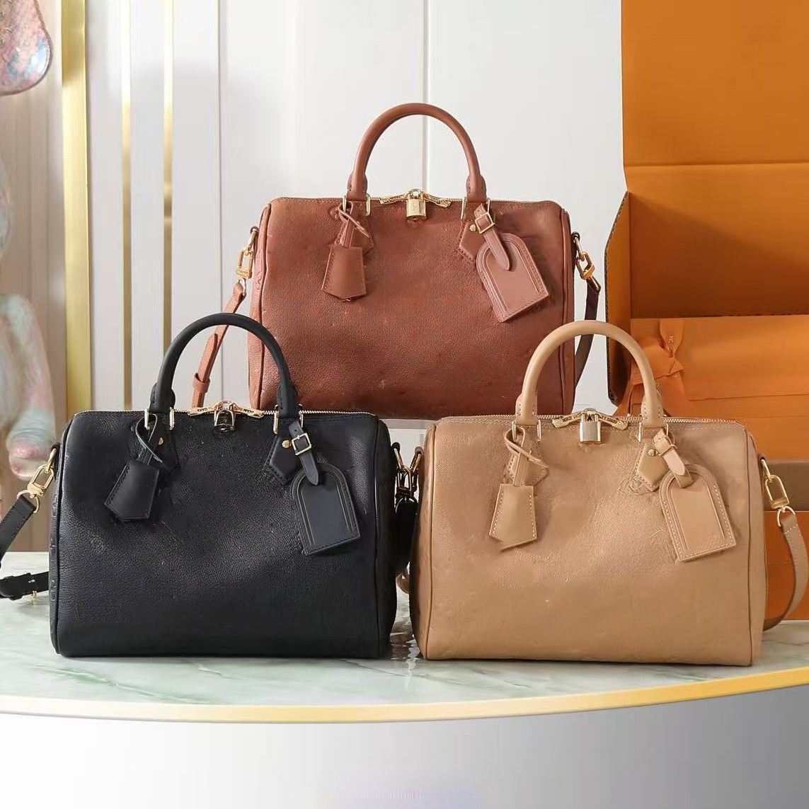 black flower shoulder bag Coin Purses wallet Designer Bag Women Tote Bag Purs Handbag Pillow Zipper 30cm 25cm Shoulder Bag