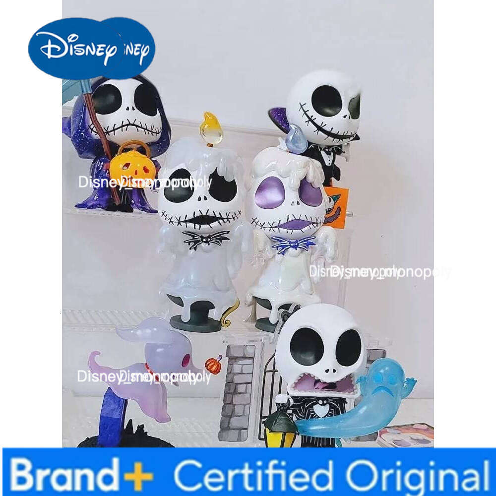 Disney New Hot The Nightmare Before Christmas V3 Cosbi Collectible Jack Skellington Figures Blind Box Halloween Gift Surprise Toys H260205