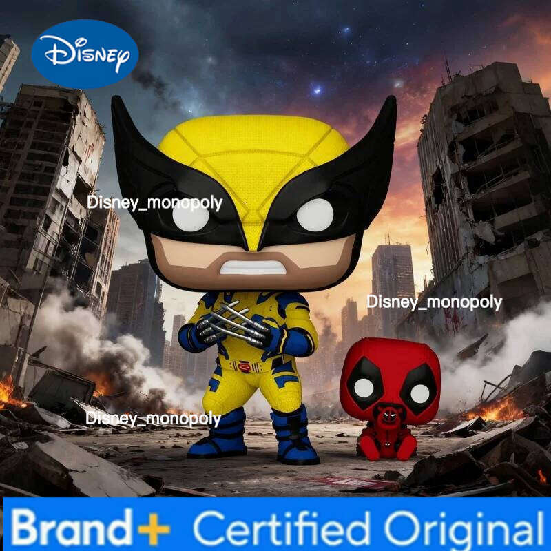 Disney Funko Pop Marvel Deadpool And Wolverine Action Doll Model 1403 Vinyl Sculpture Dolls Limited Edition Decoration Collect Gift H2602051